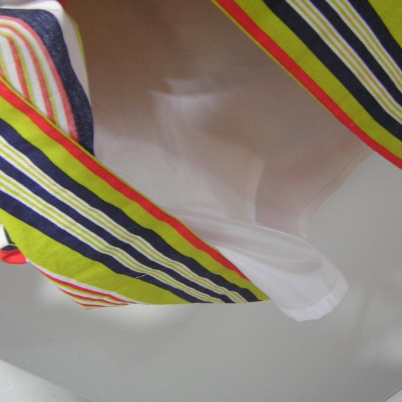 TAHARI SIZE 18 SLEEVELESS STRIPE DRESS - Picture 5 of 9